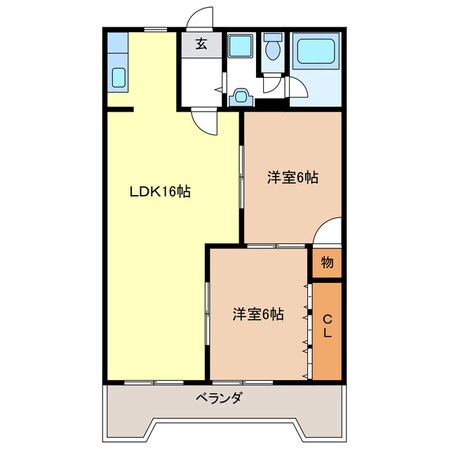 SOLEIL　OBUSAの物件間取画像